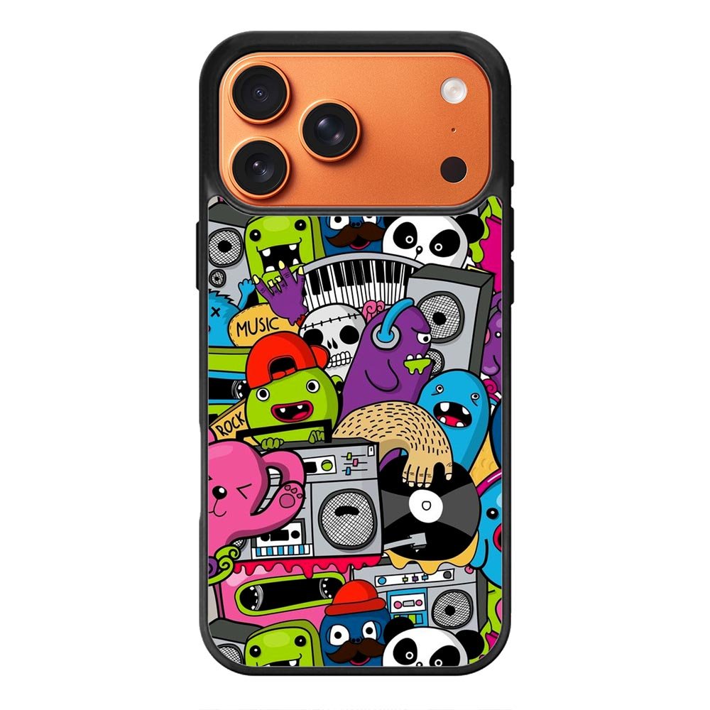 Music Doodle iPhone 17 Pro Case FE0456