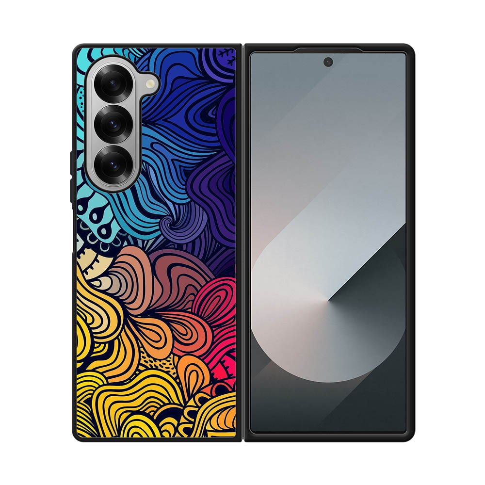 Abstrac Pattern Samsung Galaxy Z Fold 7 5G Case FE0003