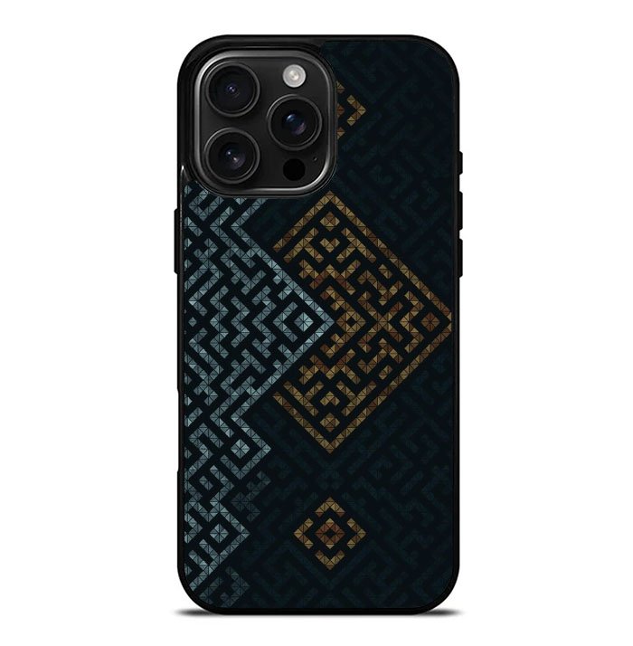 Geometric Pattern iPhone 16 Pro Max Case FE0308