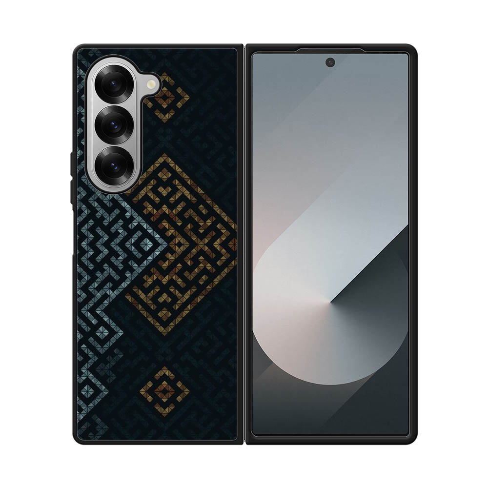 Geometric Pattern Samsung Galaxy Z Fold 7 5G Case FE0308
