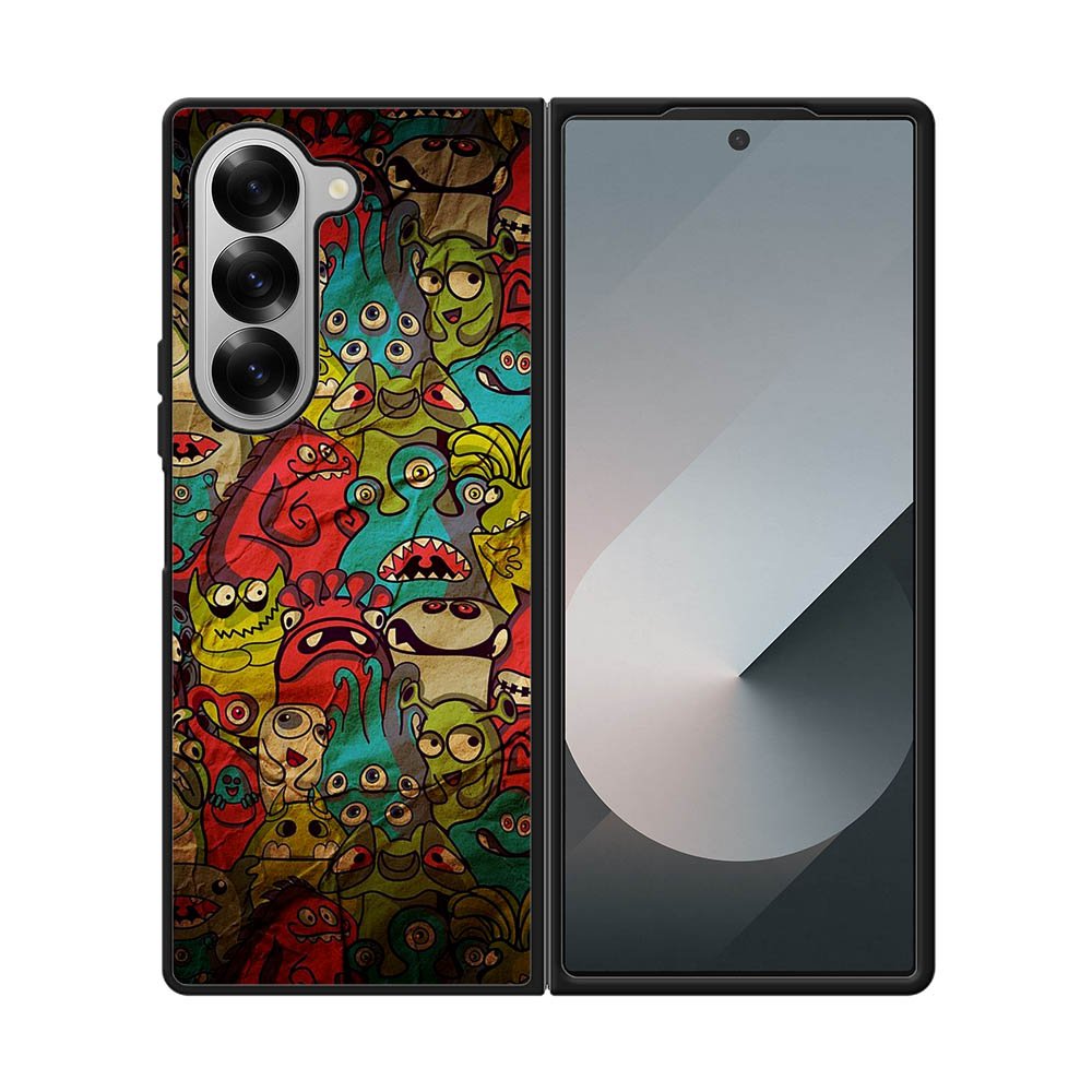 Monster Doodle Samsung Galaxy Z Fold 7 5G Case FE0438