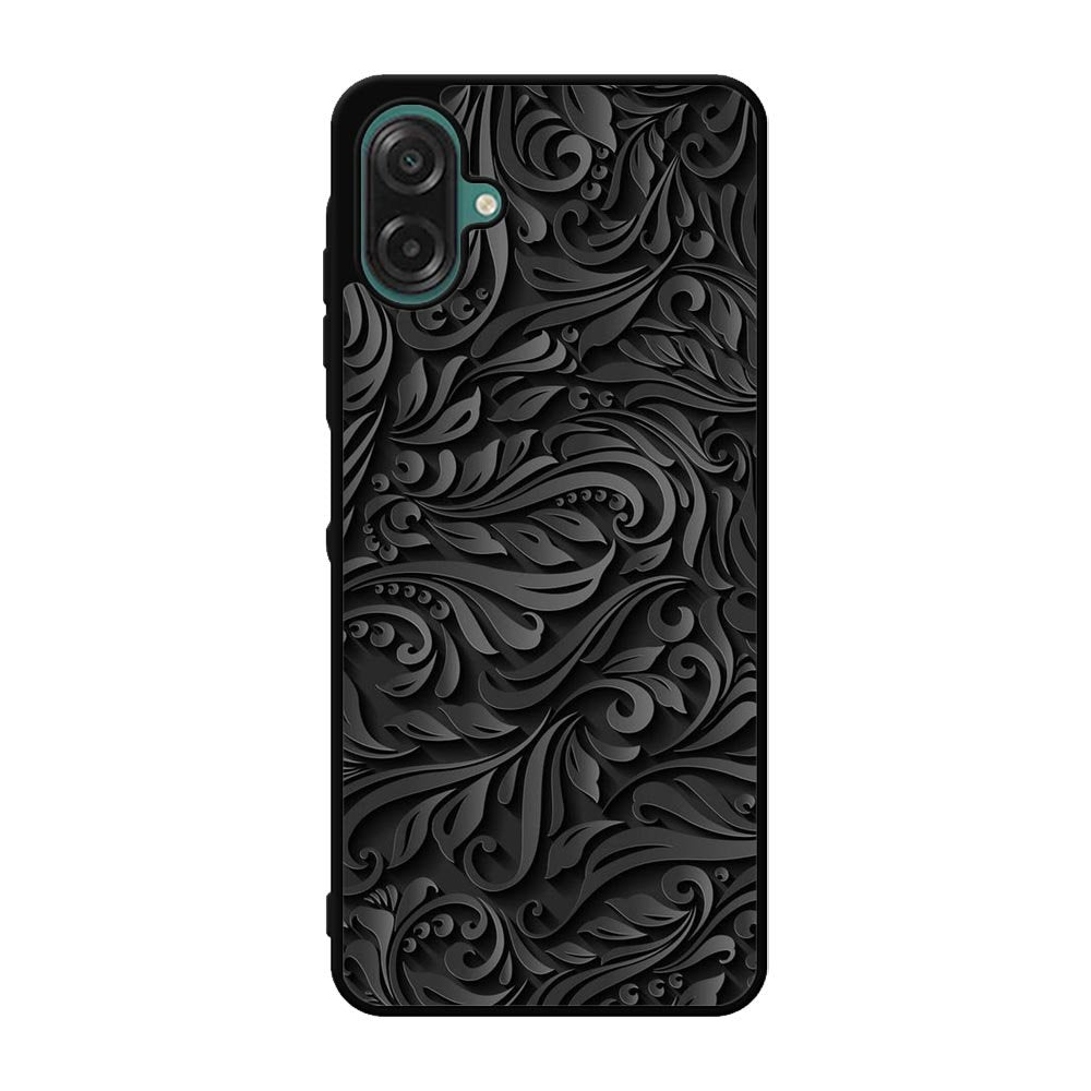 Black Flower Samsung Galaxy A07 Case FE0101