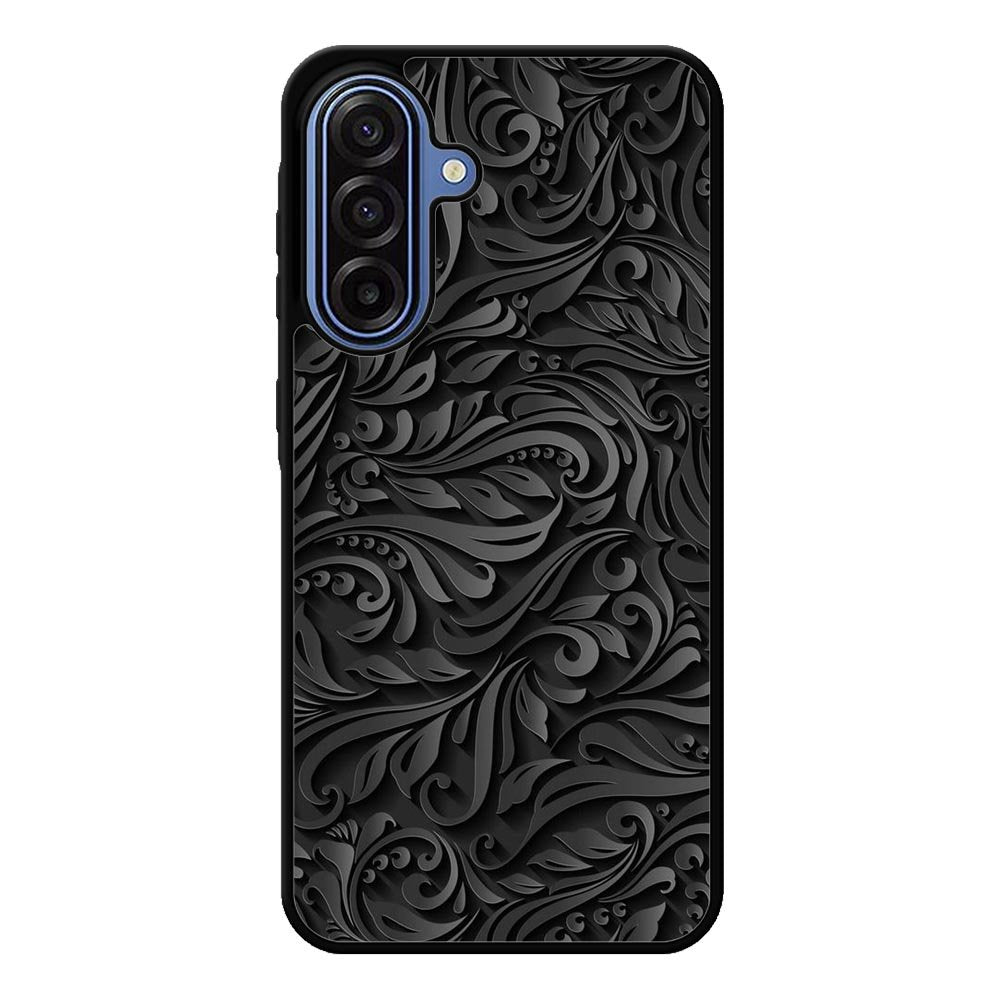 Black Flower Samsung Galaxy A17 Case FE0101