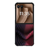 vertical texture Art Motorola Moto RAZR Plus 2025 Case FE0638