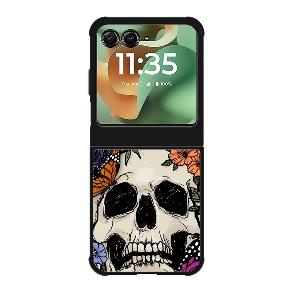 Skull Flower Motorola Moto RAZR 2025 Case FE0565