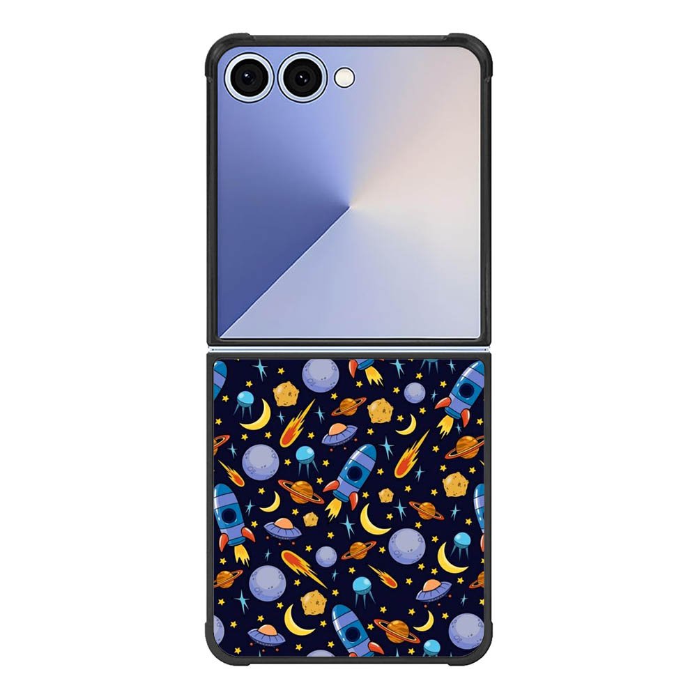 Space Astro Pattern FE0551 Samsung Galaxy Flip 7 5G Case