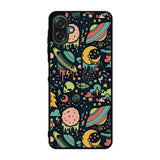Alien Space Pattern Samsung Galaxy A07 Case FE0023