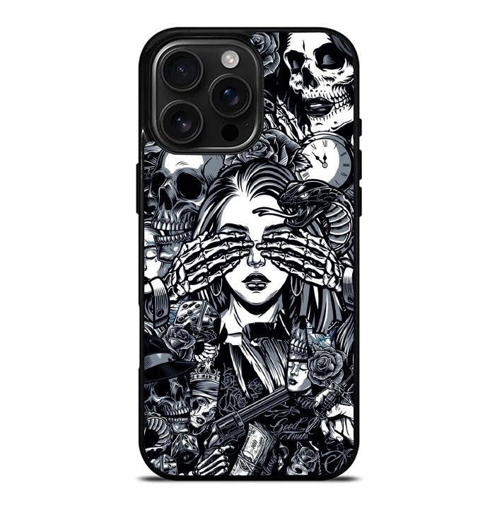 Nightmare Pattern iPhone 16 Pro Max Case FE0470