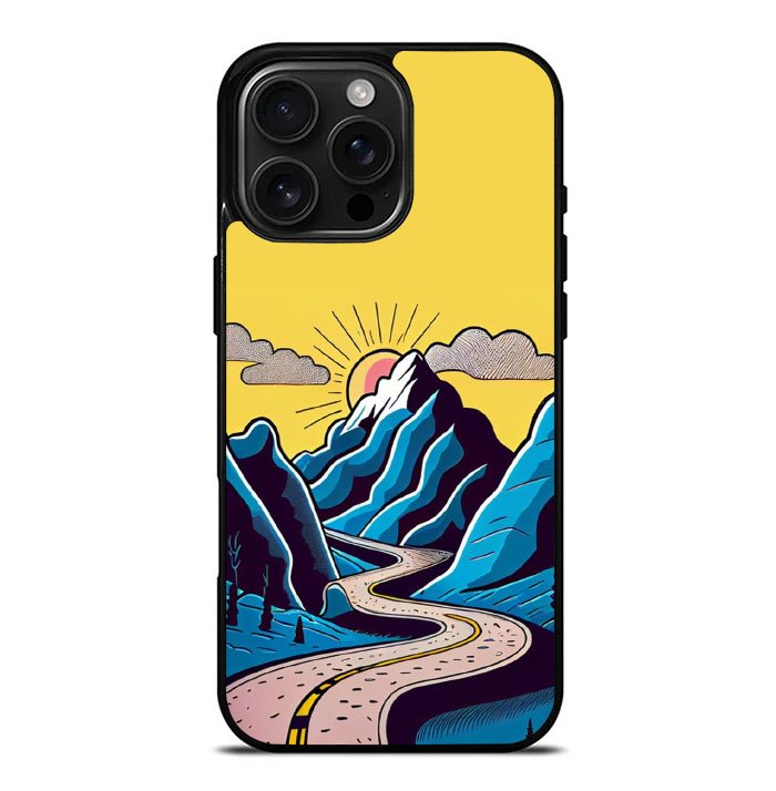 Sunset and Mountains iPhone 16 Pro Max Case FE0606