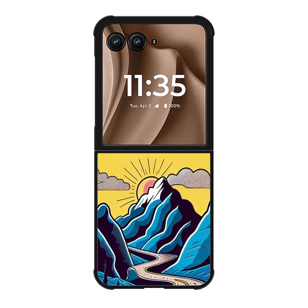 Sunset and Mountains Motorola Moto RAZR Plus 2025 Case FE0606