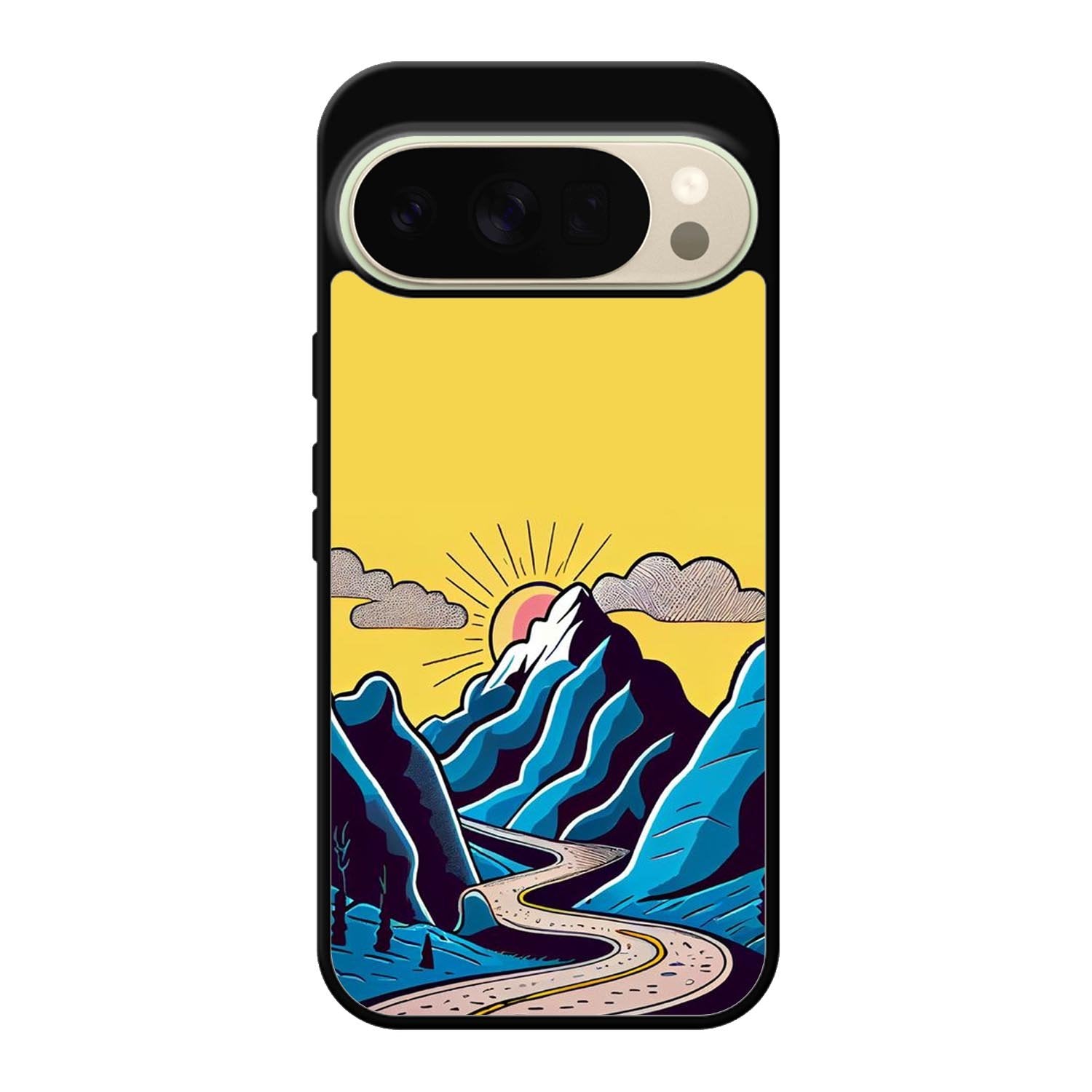Sunset and Mountains Google Pixel 10 Pro Case FE0606