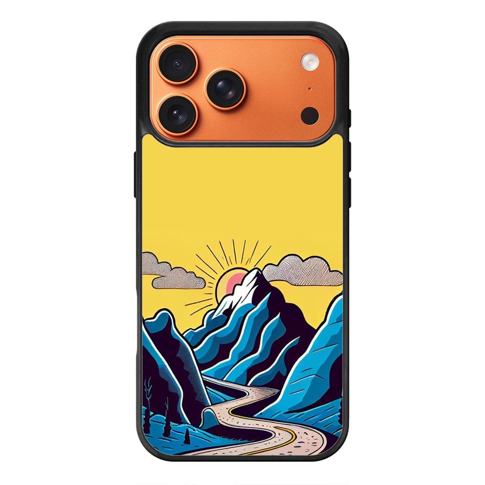 Sunset and Mountains iPhone 17 Pro Case FE0606