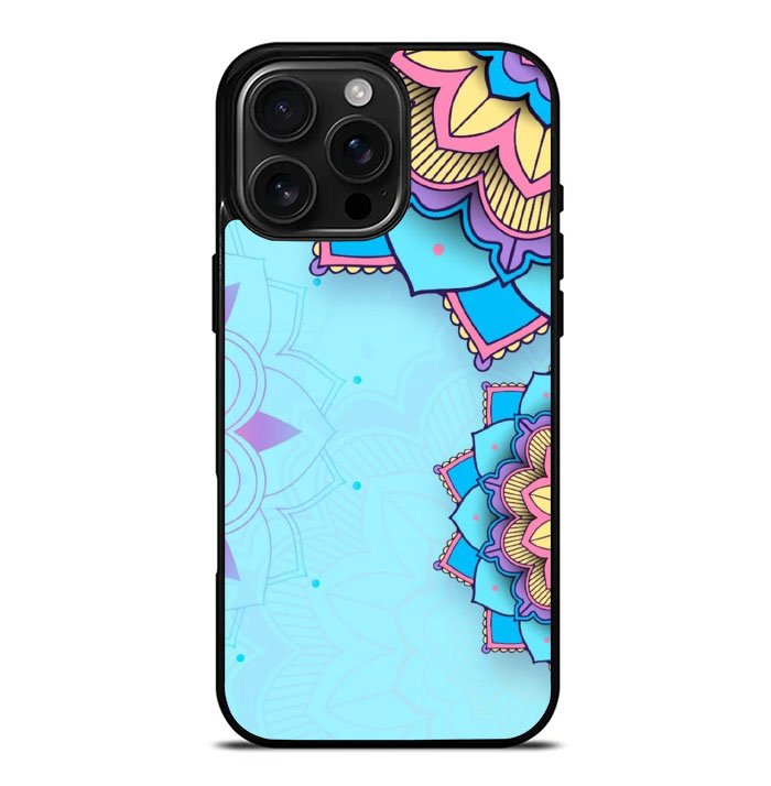 Blue Mandala iPhone 16 Pro Max Case FE0110