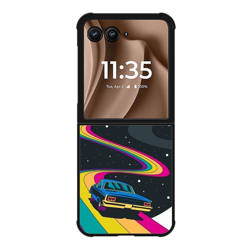 Space Retro Motorola Moto RAZR Plus 2025 Case FE0587