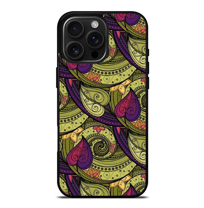 Flower Art Pattern iPhone 16 Pro Max Case FE0261
