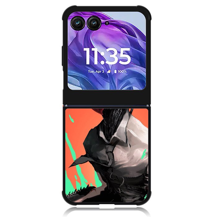 Chainsaw Man 2nd Motorola Moto Razr 2024 , Moto Razr 50 Case