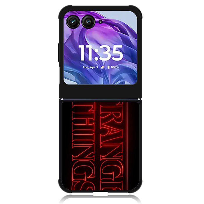 Stranger Things Logo Motorola Moto Razr 2024 , Moto Razr 50 Case
