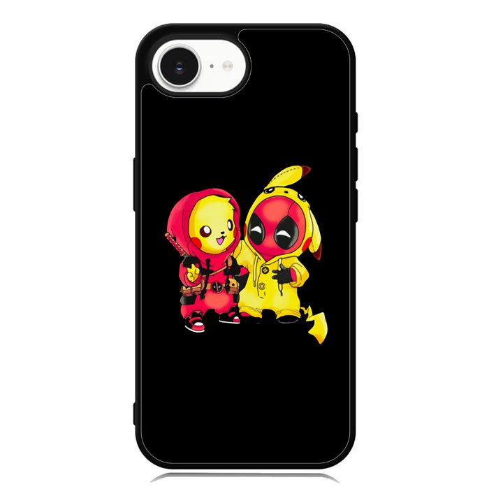 Pikachu Pokemon And Deadpool iPhone 16e Case