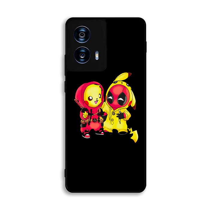 Pikachu Pokemon And Deadpool Motorola Moto G Power 5G 2024 Case FE1706