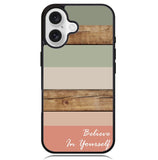 Modern Wooden Stripes X00054 iPhone 16 Case