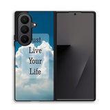 Blue Sky Clouds X00110 Samsung Galaxy Z Fold 7 Case