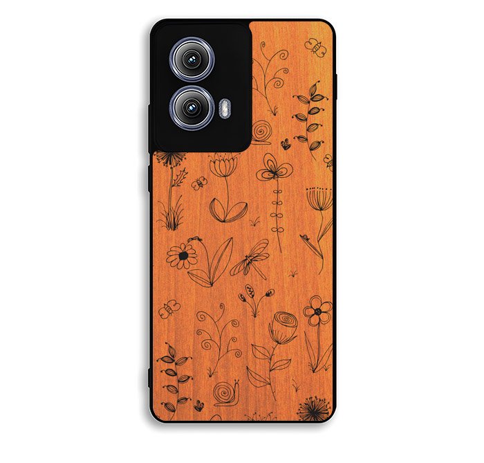 Botanical Plants Wood Motorola Moto Edge 2024 Case FE4839