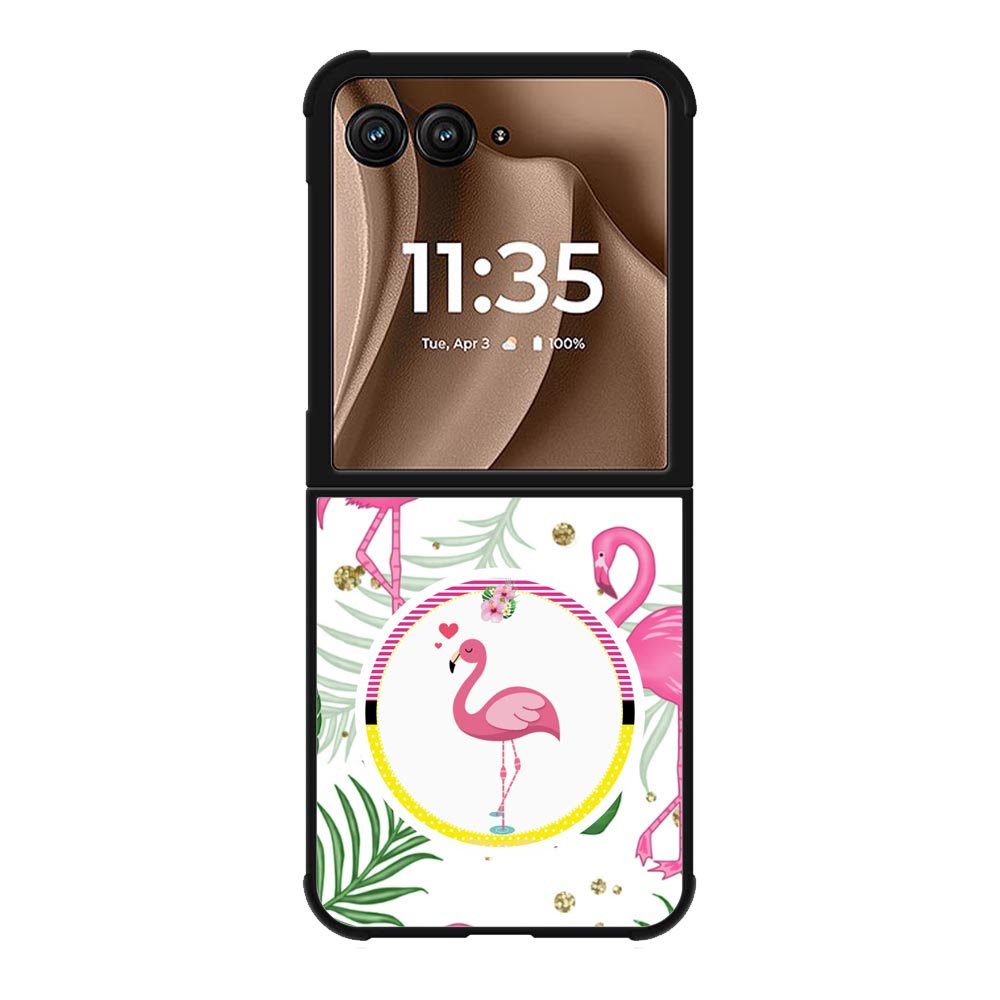 Flamingo Cute X00170 Motorola Moto RAZR Plus 2025 Case