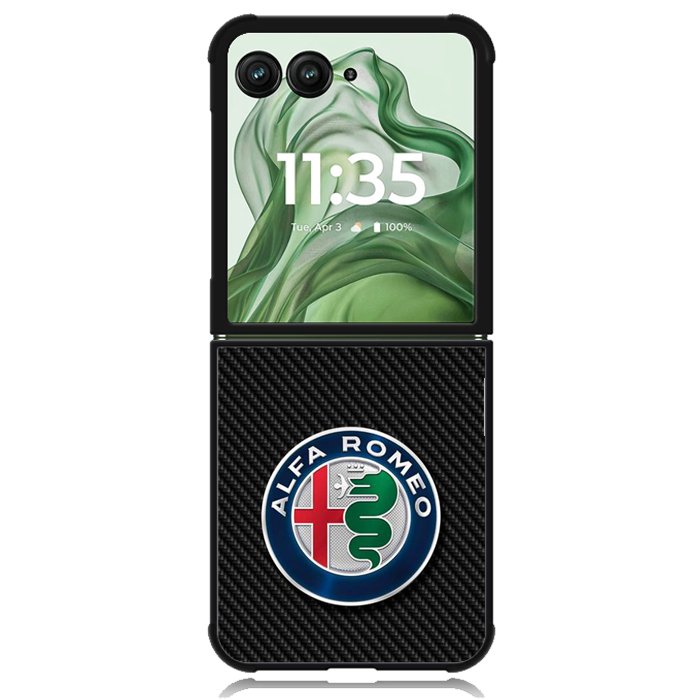 alfa romeo X00213 Motorola Moto Razr+ Plus 2024/2025 Case, Motorola Razr 50 Ultra/50s Ultra Case