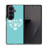 Heart Made Of Paws X00223 Samsung Galaxy Z Fold 7 Case