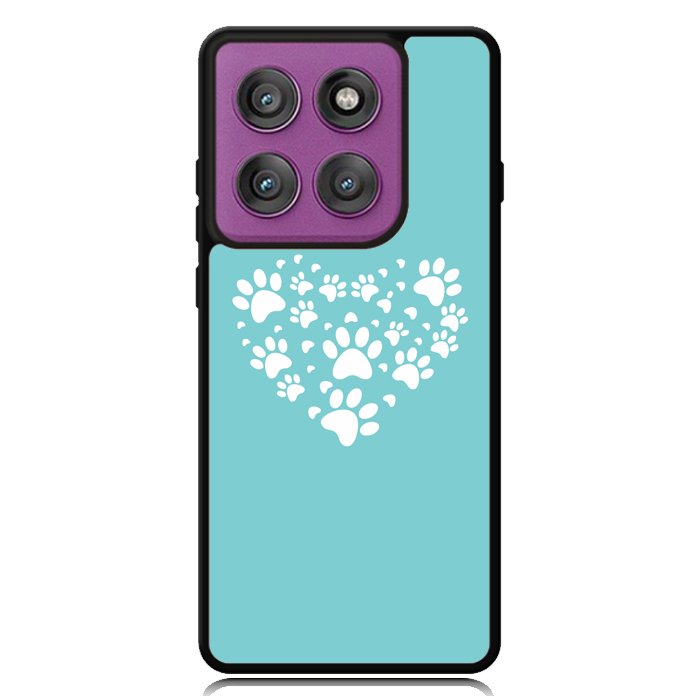 Heart Made Of Paws X00223 Motorola Moto Edge 2025 | Moto Edge 60 Fusion | Moto Edge 60 Pro Case