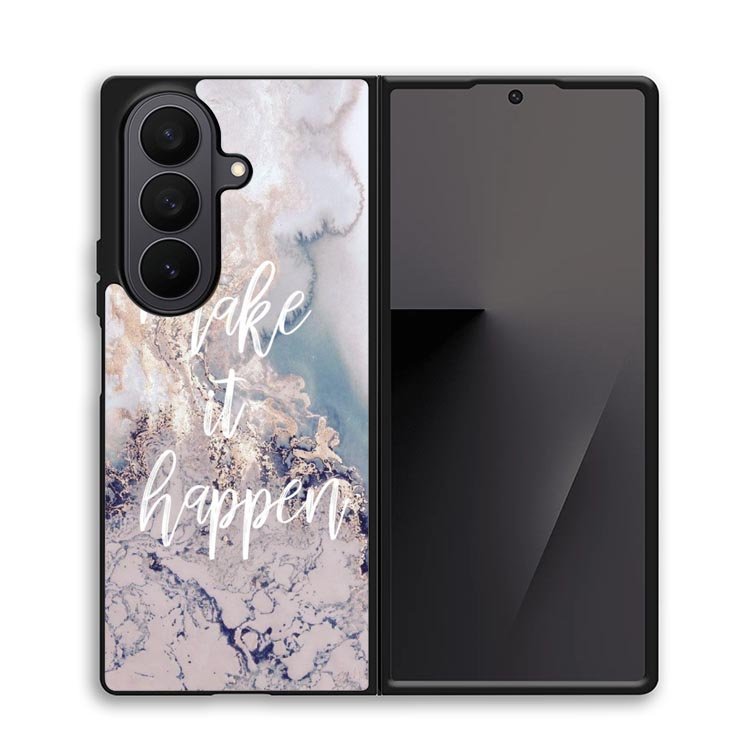 Marble Quotes X00225 Samsung Galaxy Z Fold 7 Case