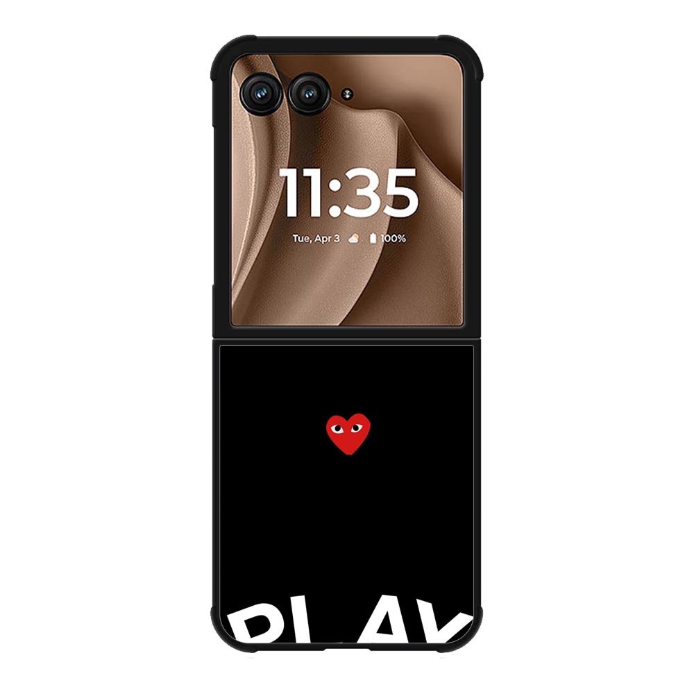 comme des garcons play X00229 Motorola Moto RAZR Plus 2025 Case