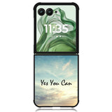 Inspirational nature quotes X00280 Motorola Moto Razr+ Plus 2024/2025 Case, Motorola Razr 50 Ultra/50s Ultra Case