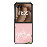 Good Vibes X00339 Motorola Moto RAZR Plus 2025 Case