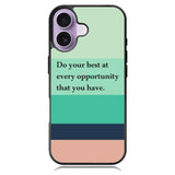 Mint Stripes X00341 iPhone 17 Case
