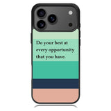 Mint Stripes X00341 iPhone 17 Pro Case