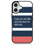 Navy Blue Stripes X00342 iPhone 16 Case