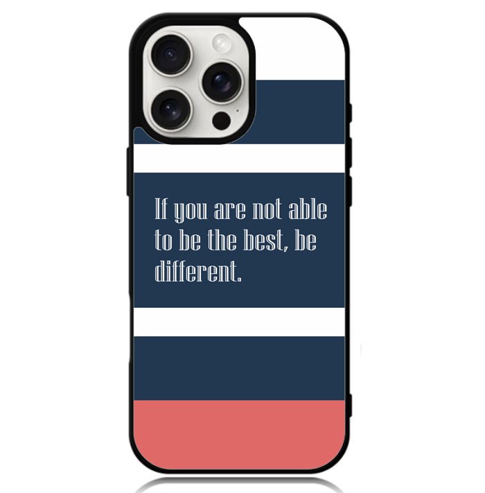 Navy Blue Stripes X00342 iPhone 16 Pro Max Case