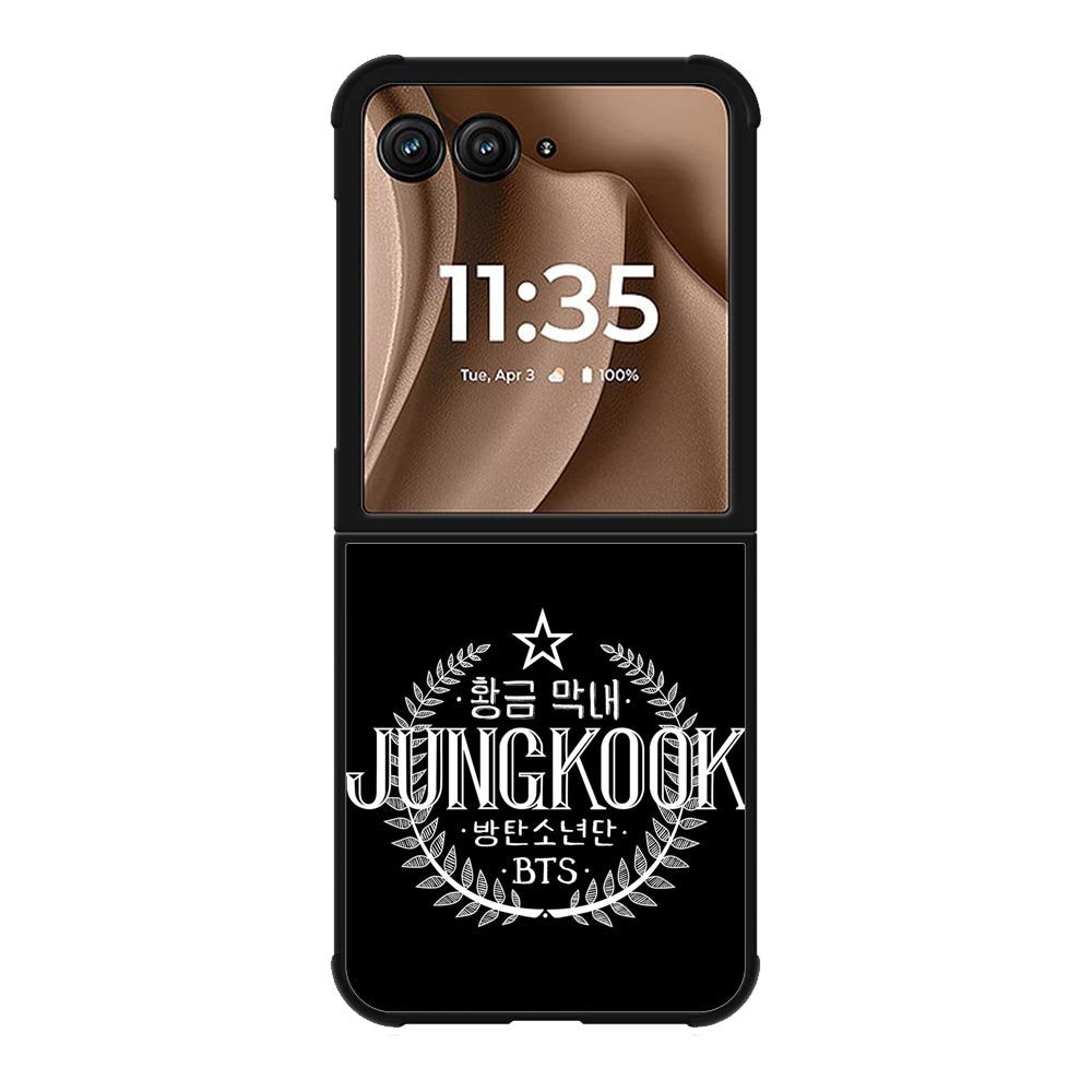 BTS Jungkook Logo X00385 Motorola Moto RAZR Plus 2025 Case