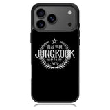 BTS Jungkook Logo X00385 iPhone 17 Pro Max Case