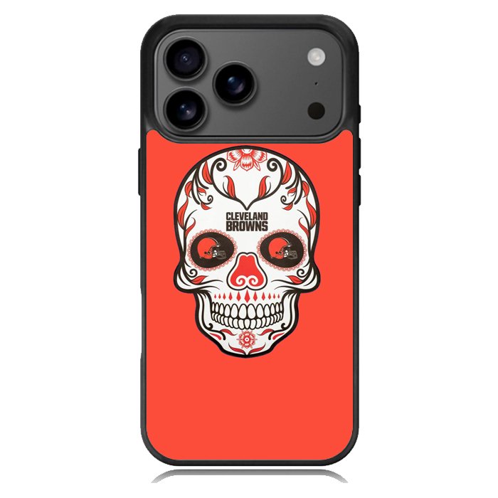 Cleveland Browns Skull X00389 iPhone 17 Pro Case
