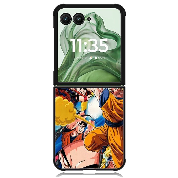 Dragon Ball Collage X00374 Motorola Moto Razr+ Plus 2024/2025 Case, Motorola Razr 50 Ultra/50s Ultra Case