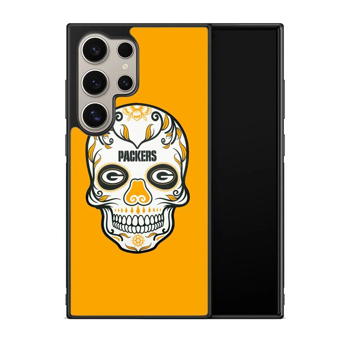 Green Bay Packers Skull X00391 Samsung Galaxy S25 Ultra 5G Case