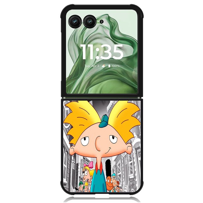 Hey Arnold X00380 Motorola Moto Razr+ Plus 2024/2025 Case, Motorola Razr 50 Ultra/50s Ultra Case