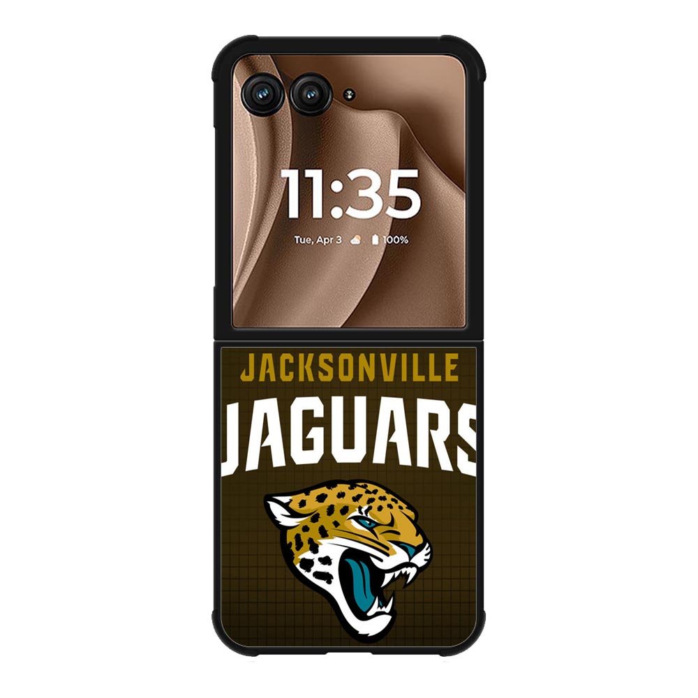 Jacksonville Jaguars X00379 Motorola Moto RAZR Plus 2025 Case