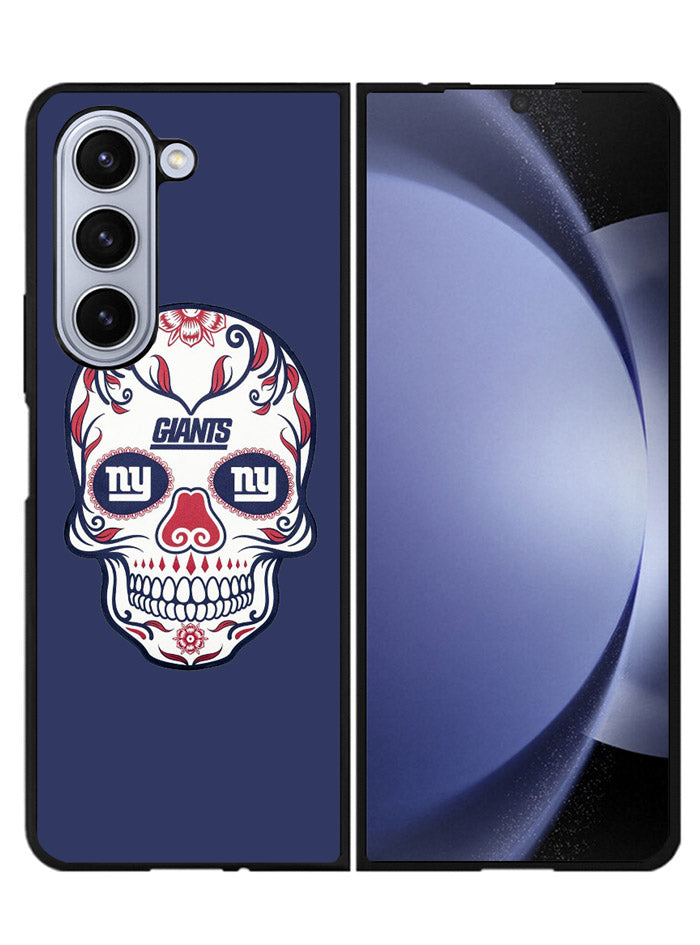 New York Giants Skull Samsung Galaxy Z Fold 5 5G Case FZ3121