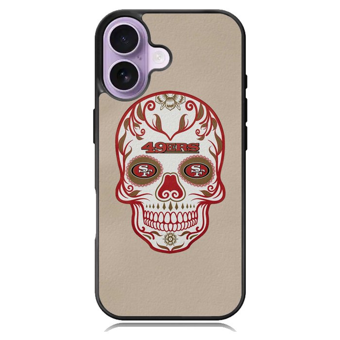 San Francisco 49ers Skull X00390 iPhone 17 Case