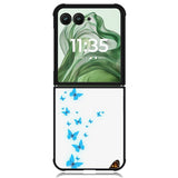 Butterfly X00395 Motorola Moto Razr+ Plus 2024/2025 Case, Motorola Razr 50 Ultra/50s Ultra Case