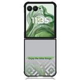 enjoy the little things X00396 Motorola Moto Razr+ Plus 2024/2025 Case, Motorola Razr 50 Ultra/50s Ultra Case