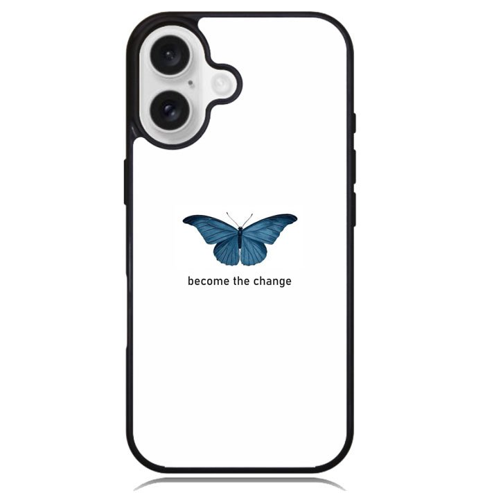 Blue Butterfly X00398 iPhone 16 Case